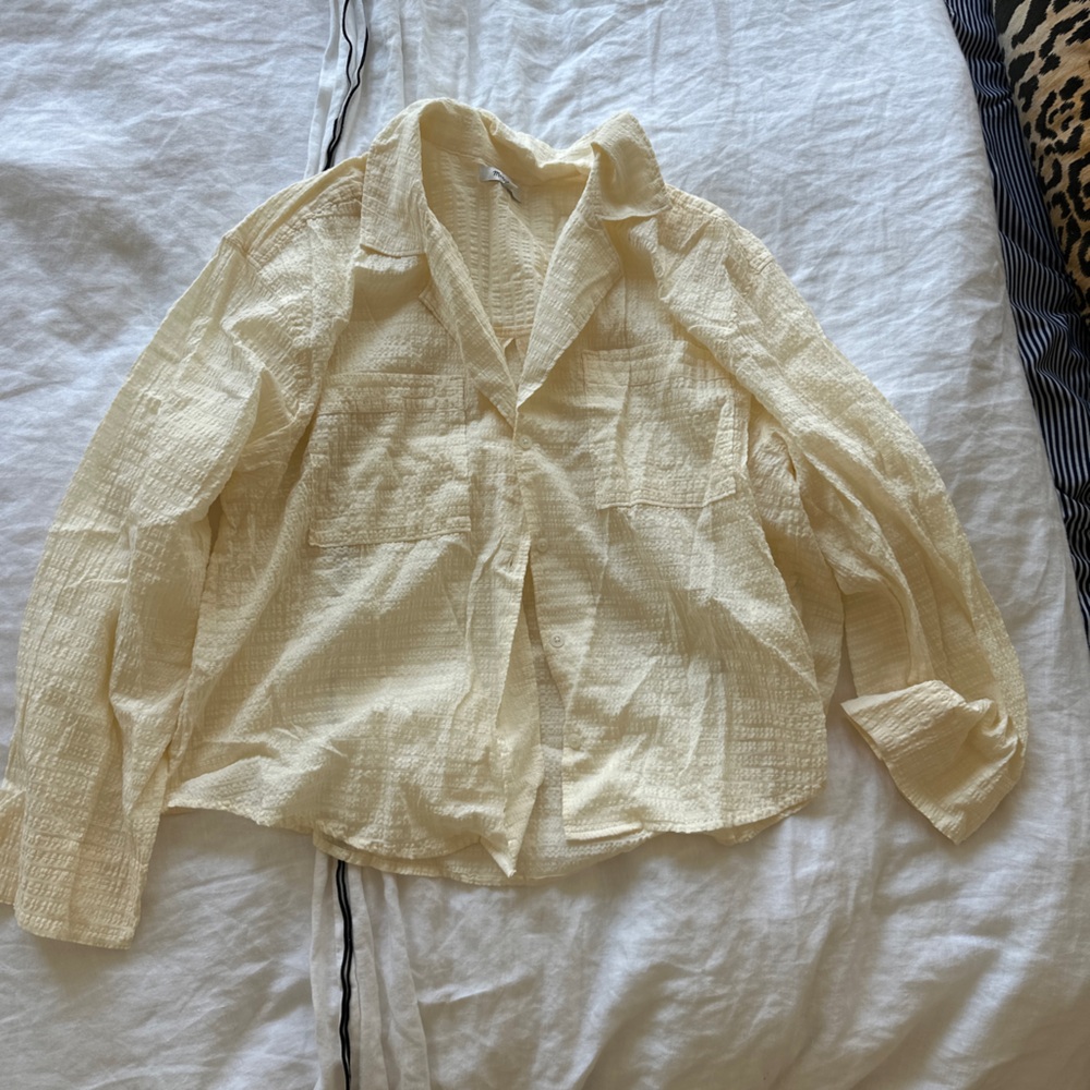 Madewell Cream Button Down Shirt